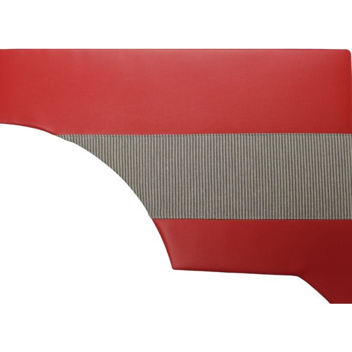 Volvo Bekleding 445 zijpaneel bekleding achter rood grijs links 215-153 218 219  Volvo onderdeel nr 98708