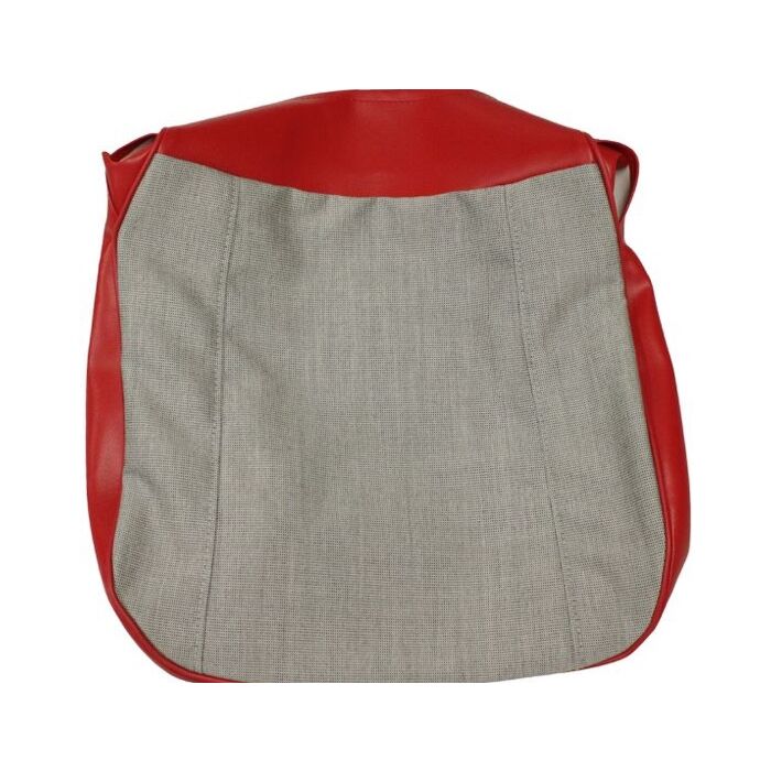 Volvo Bekleding set stoelhoes zitting en rugleuning samen PV544 B Favorit 1960-1961 rood grijs Volvo onderdeel nr 98816