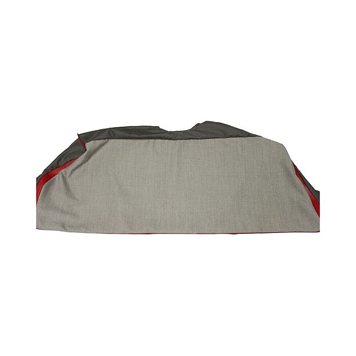 Volvo Bekleding achterbank hoes zitting PV544 B Favorit 1960-1961 rood-grijs Volvo onderdeel nr 98818