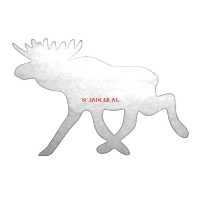 Sticker Eland 90mm zilver