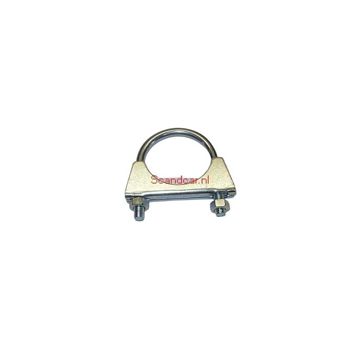 Uitlaat klem 45 mm RVS