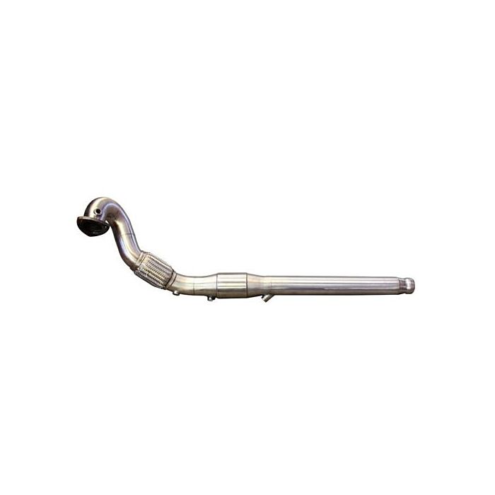 3 Inch Downpipe RVS met Racecat Rechte Flens Volvo 850 - V70 - S70 - C70 Turbo 1996-1998