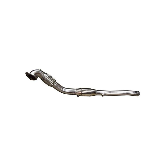 3 Inch Downpipe RVS met Racecat Schuine Flens Volvo 850 - V70 - S70 - C70 Turbo 1999-2005