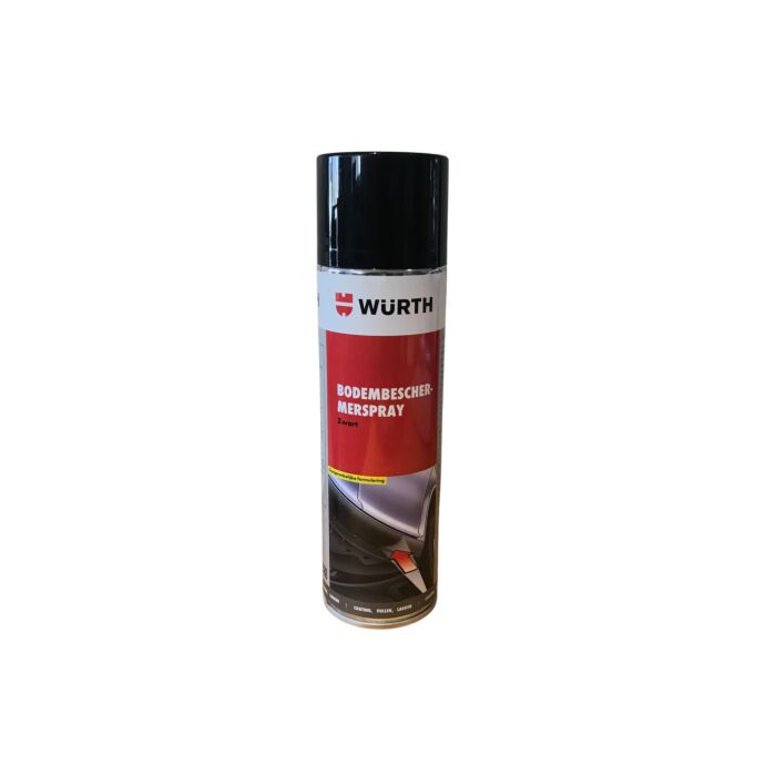 Volvo Spuitbus Bodembeschermer stone guard overschilderbaar zwart 500ml Wurth Volvo onderdeel nr W0071