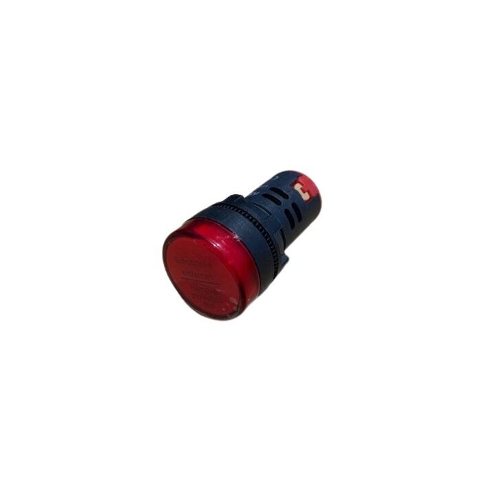 Varningslampa instrumentbräda röd stor 12V universal C202, C303
