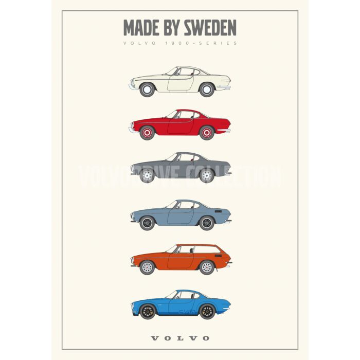 Poster P1800 Made by Sweden