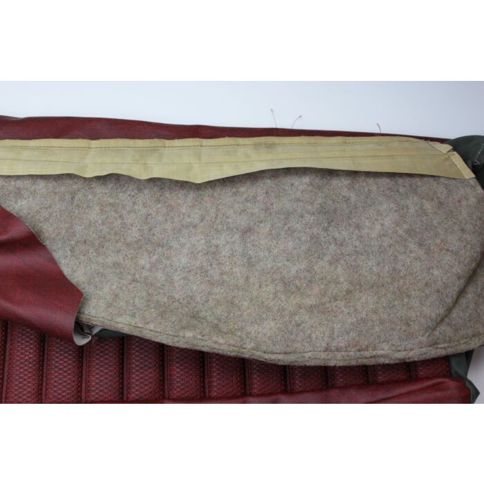 Klädsel baksäte ryggstöd röd Volvo Amazon, 691463, NOS