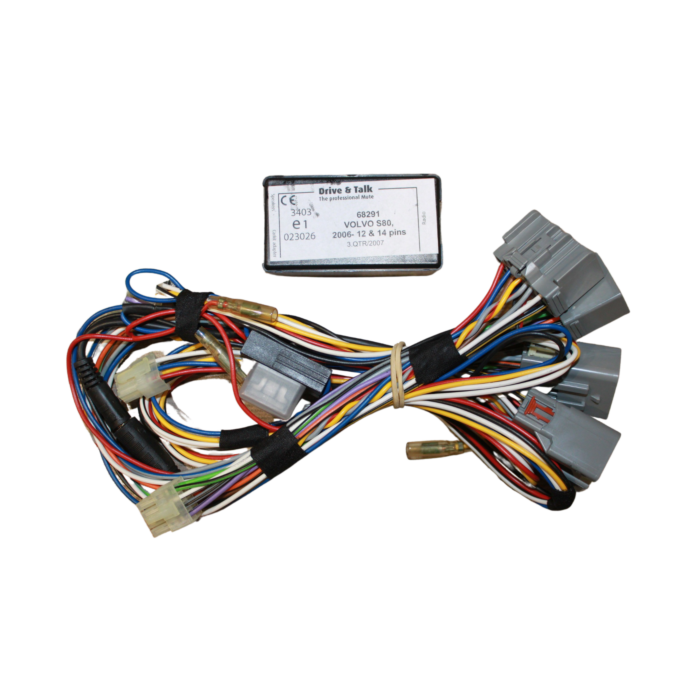 Base & Performance sound system, Kabelboom, 14 pins, Drive & Talk, Kram, Volvo S80 2006-2012, NOS, 68291