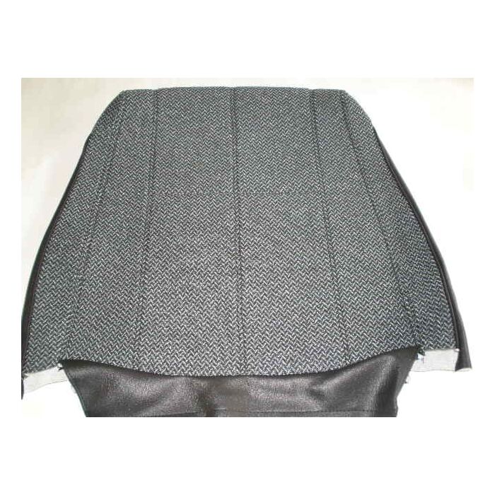 Bekleding 240 stoelhoes rug zwart/grijs visgraat 1977-1986
