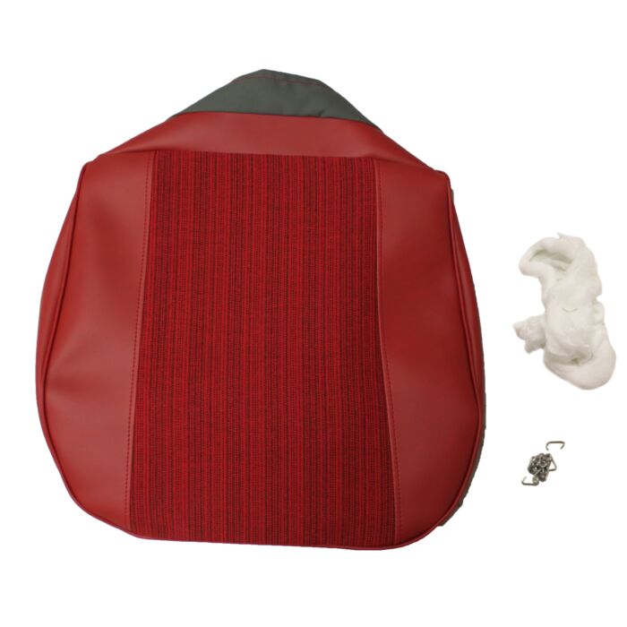Bekleding Amazon stoelhoes rood vinyl-stof zitting+RUG SET 1963-1964 159-251 414-247 incl 691235
