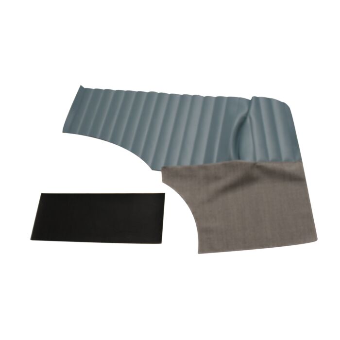 Bekleding PV544 zijpaneel blauw links achter 1962 39-196