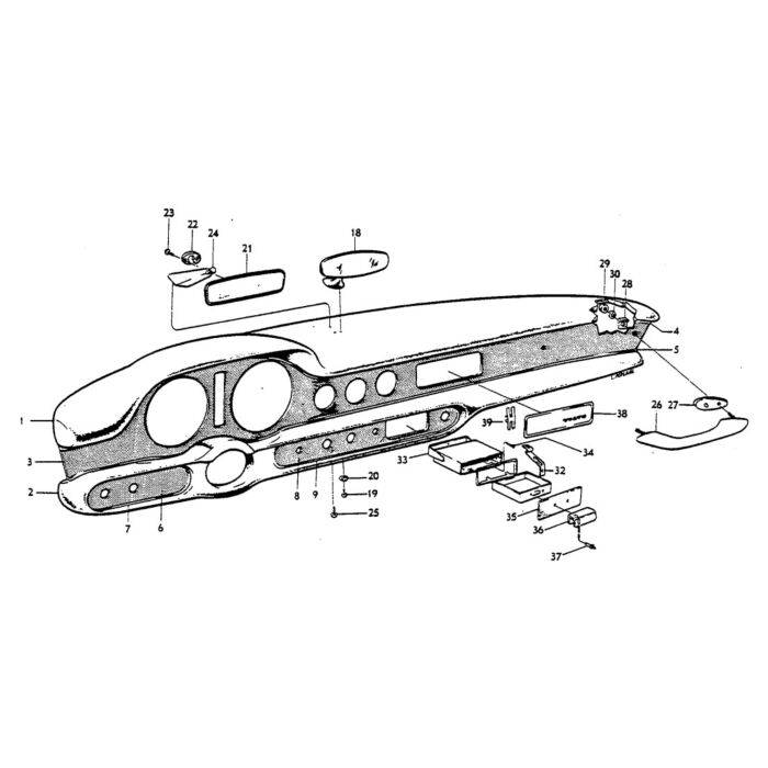 Volvo P1800 ES dashboard LHD