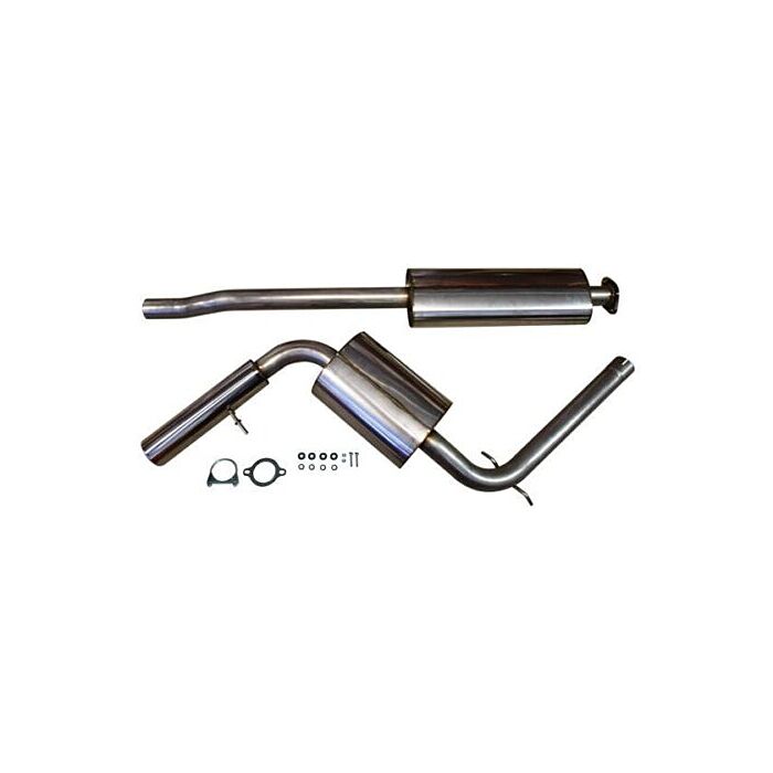 RVS Sportuitlaatsysteem Catback Volvo V70 - XC70 2000-2004 AWD zonder haldex