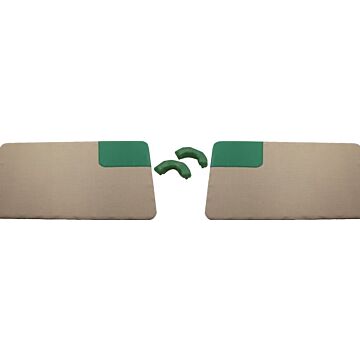 Bekleding Portier PV444A 47-50  Links+rechts SET  geel/groen