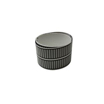 Striping bumper 240+260 voorzijde zilverkleur reflecterend(2stuks) -1980 alu bumper