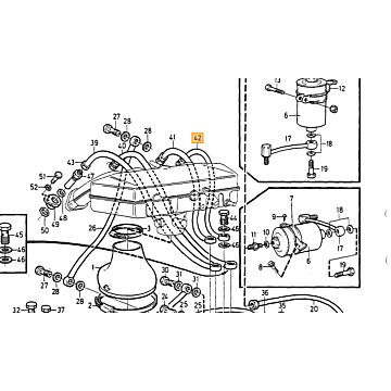 Brandstof benzine leiding K jetronic 4e cilinder 240+740+940