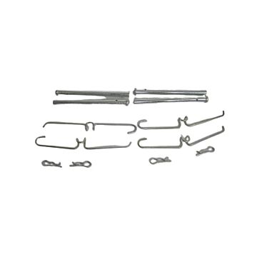 Remblok montageset voor 140+240+260 Girling geventileerde schijf (pen 81mm)(33409070)
