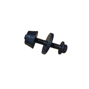 Asboutset met metalen ring en rubberen isolator (anti-ping) M10 x 65 mm x 1 50 mm