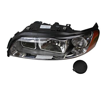 Koplamp voor Links Volvo V70 S60 2004>2007 H7 kunststof 30648208   30648212   30698835 