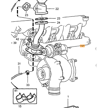 Rubber afdichtring Injector Volvo 850 - 960 - S40 - V40
