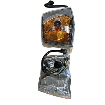 Knipperlicht set volvo 850 zwart styling USA Links en rechts incl fitting 125 mm hoog