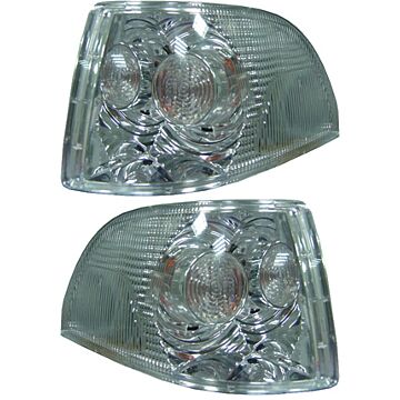 hoek / side lamp chrome Links en rechts set V70 S70 stadslicht knipperlicht richtingaanwijzer