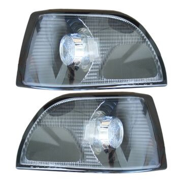 Side lamp zwart knipperlicht richtingaanwijzer set  Links en rechts passend V70 S70