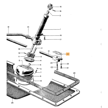 Pakking oliepomp B16 B16A  -124556  B16B -56.094