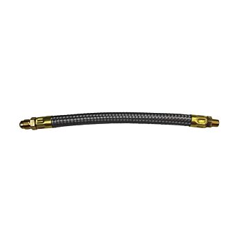 Benzineslang (metaal omwonden ) van benzinepomp naar leiding (24cm) origineel flexibel B4B+B16+B19-1964 voor glazen pomp PV444+Duett+Amazon+PV544+P1800