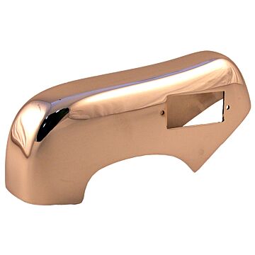 Bumper rozet PV444+PV544 1957+ links achter chroom