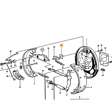 Steun voor rembekrachtiger Amazon enkel systeem  670921