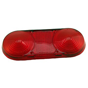 Glas achterlicht P1800 coupe rood achterlichtglas