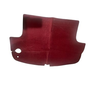 Mat koffer P1800 1961-1969 velours rood