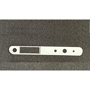 Dashboard P1800 aluminium paneel links onder midden RHD 668153 met asbak opening