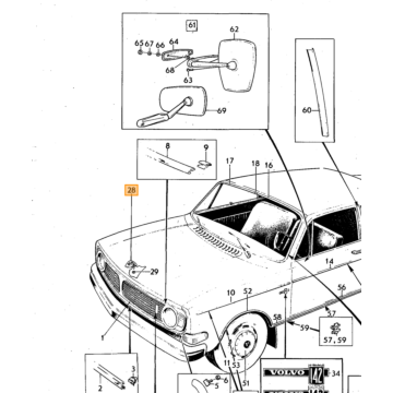Embleem motorkap 140 repro niet meer leverbaar