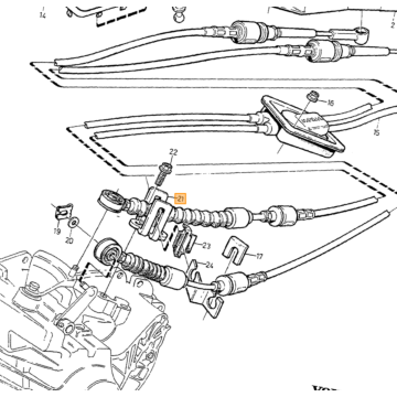 Asafdichting Handgeschakelde Versnellingsbak Volvo 850 - S70 - V70 - XC70 - C70 - S60 - S40 - V40 -  S80 - XC90 - C30 - V50 - V60