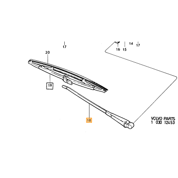 Ruitenwisser Arm