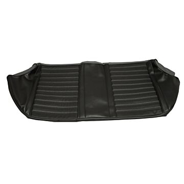 Bekleding Amazon 4 deurs achterbankhoes zitting zwart 1966-1968 172-507 SET inclusief rug 691465