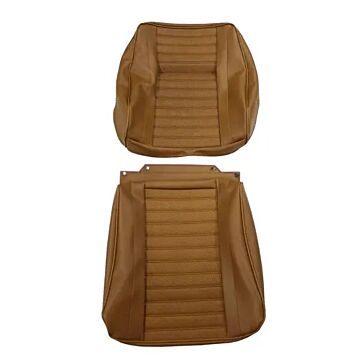 Bekleding Amazon SET stoelhoes bruin vinyl zitting + rug 425 552 184-425 519-555 1967-1968 