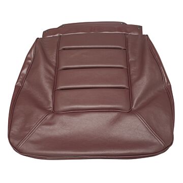 Bekleding 164 rood maroon leer voorstoel cover zitting+rug  915-688 SET incl 693586