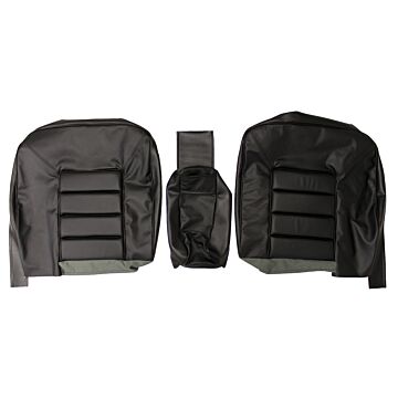 Bekleding 164 ch-22322 +140GL achterbank set  zwart 1967-1970