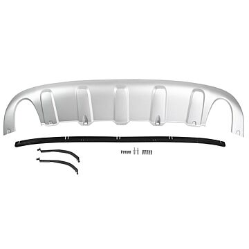 Skidplaat achterbumper Xc60  30764994 skidplate zilvergrijs voor 2 eindpijpen