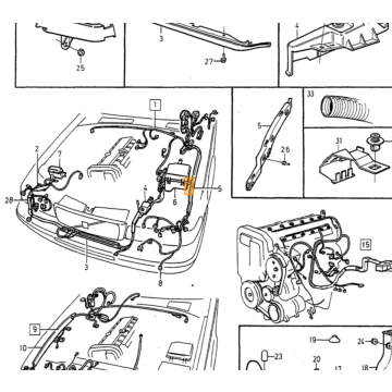 Chassis massa kabel