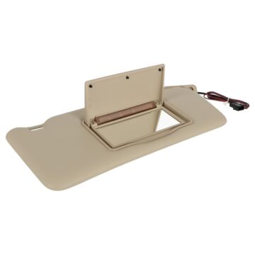 zonneklep rechts BEIGE Voertuig uitrusting: voor voertuigen met make up spiegelverlichtingvoor voertuigen met Glasopen dak