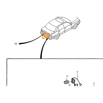 Knipperlicht fitting Volvo C70 - S70 - V70 - XC70