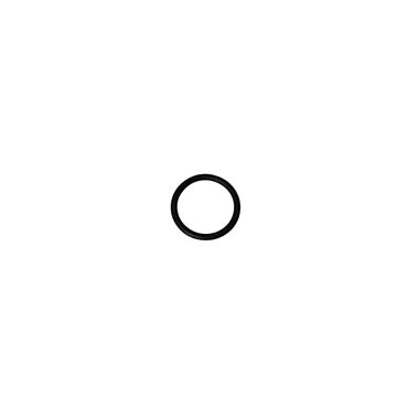 Rubber ring stroomverdeler B27F+B28F 21.6x28