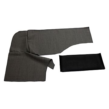 Bekleding PV544 zijpaneel rechts achter grijs 1958 21-140
