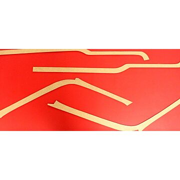 Bekleding 445 lijst boven deur rechts rood 215-153 217-154