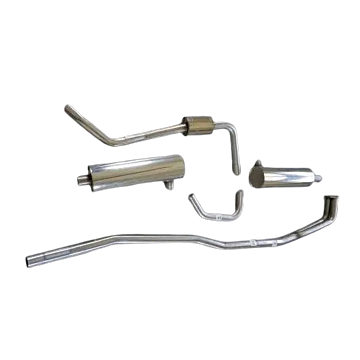 Uitlaatset set 164 B30A (carburettor engine) complete sett RVS STAINLESS