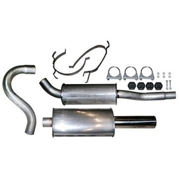 RVS Sportuitlaatsysteem Catback Volvo 740 - 940 4-CYL 8V zonder Turbo